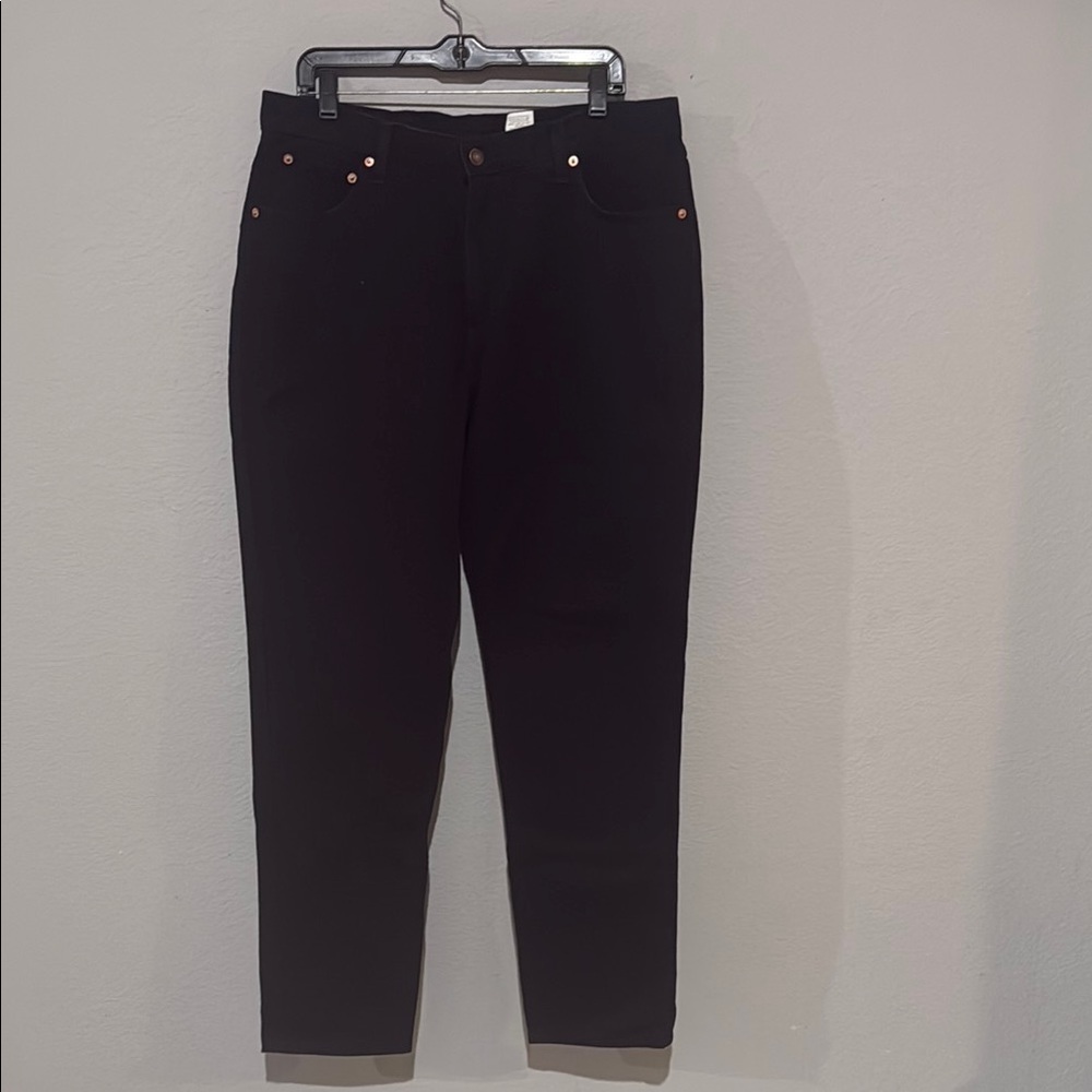 Vintage Jordache Black Jeans High-Waisted cotton denim